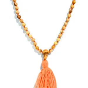 Palo Santo Wood Prayer Bead Mala Knotted