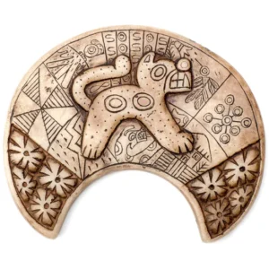 Andean Symbology Tile - Crescent Jaguar